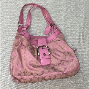 Pink Coach handbag